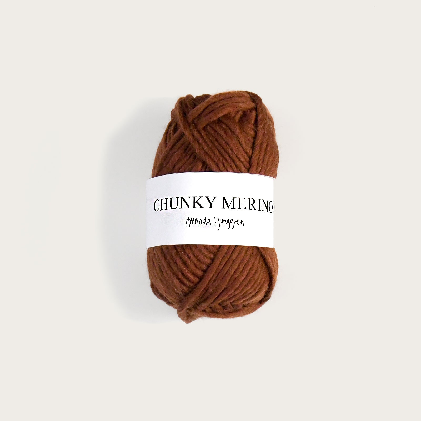 Chunky merino - almond brown