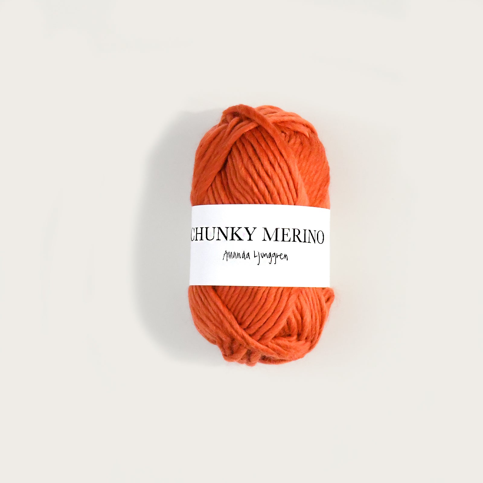 Chunky merino - sunset orange