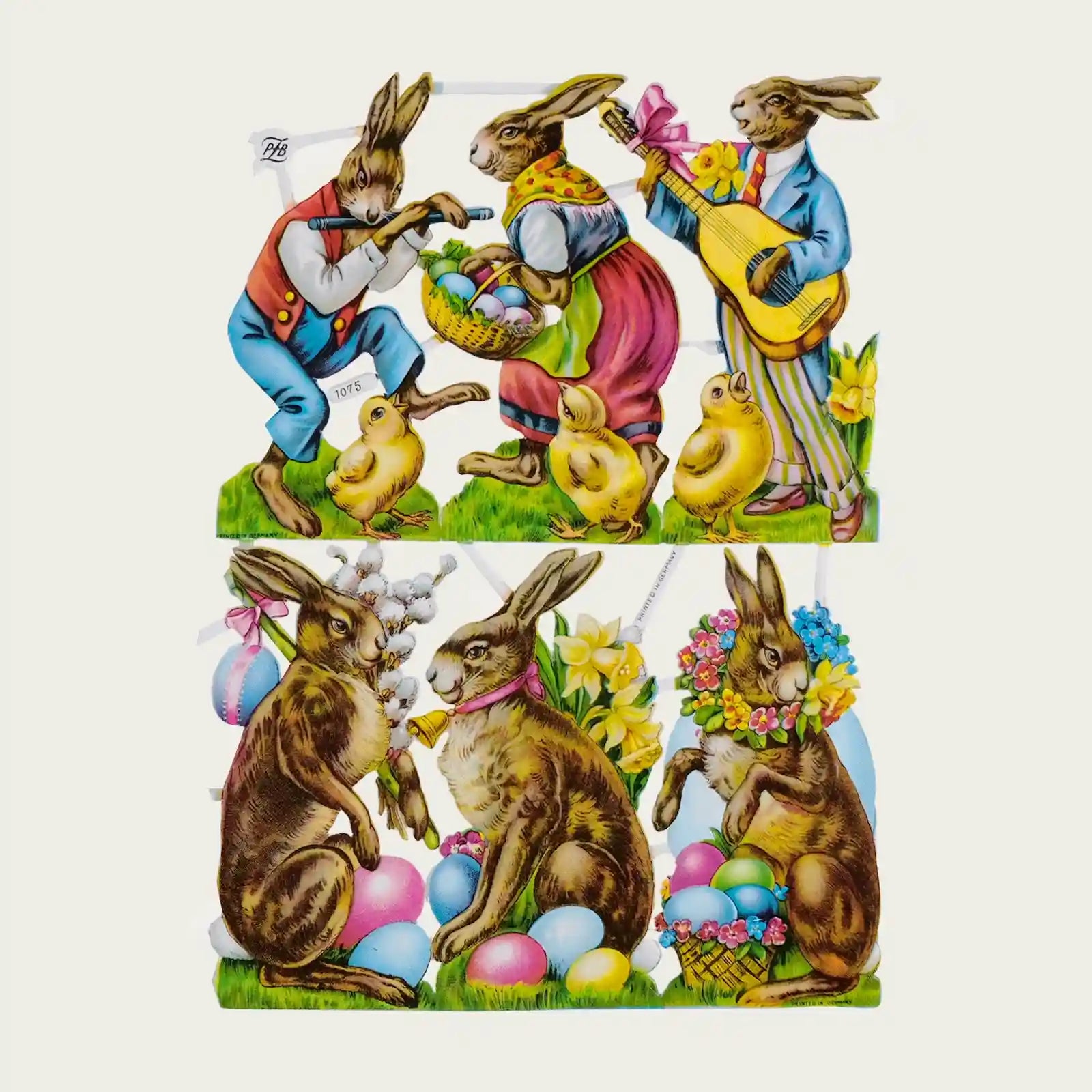 bokmarke-med-nostalgiska-paskmotiv-paskhare-och-paskagg