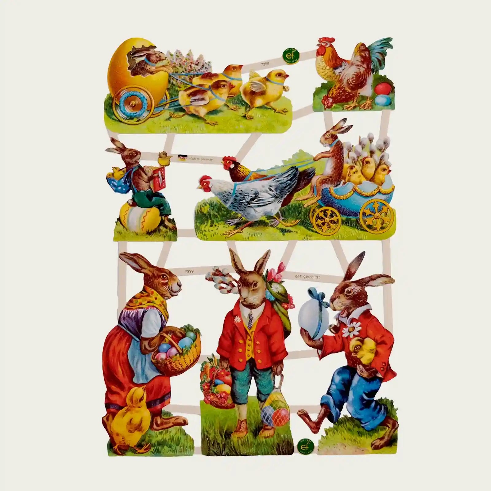 bokmarke-med-nostalgiska-paskmotiv-paskhare