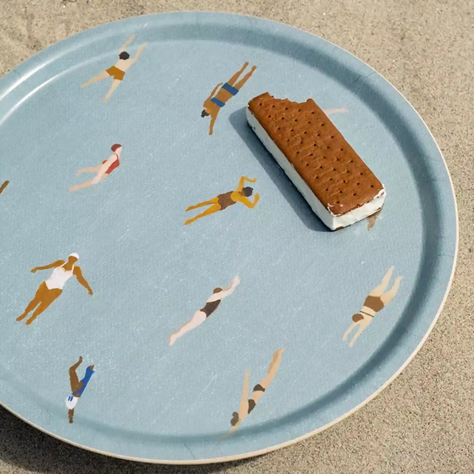 Bricka - simmare rund