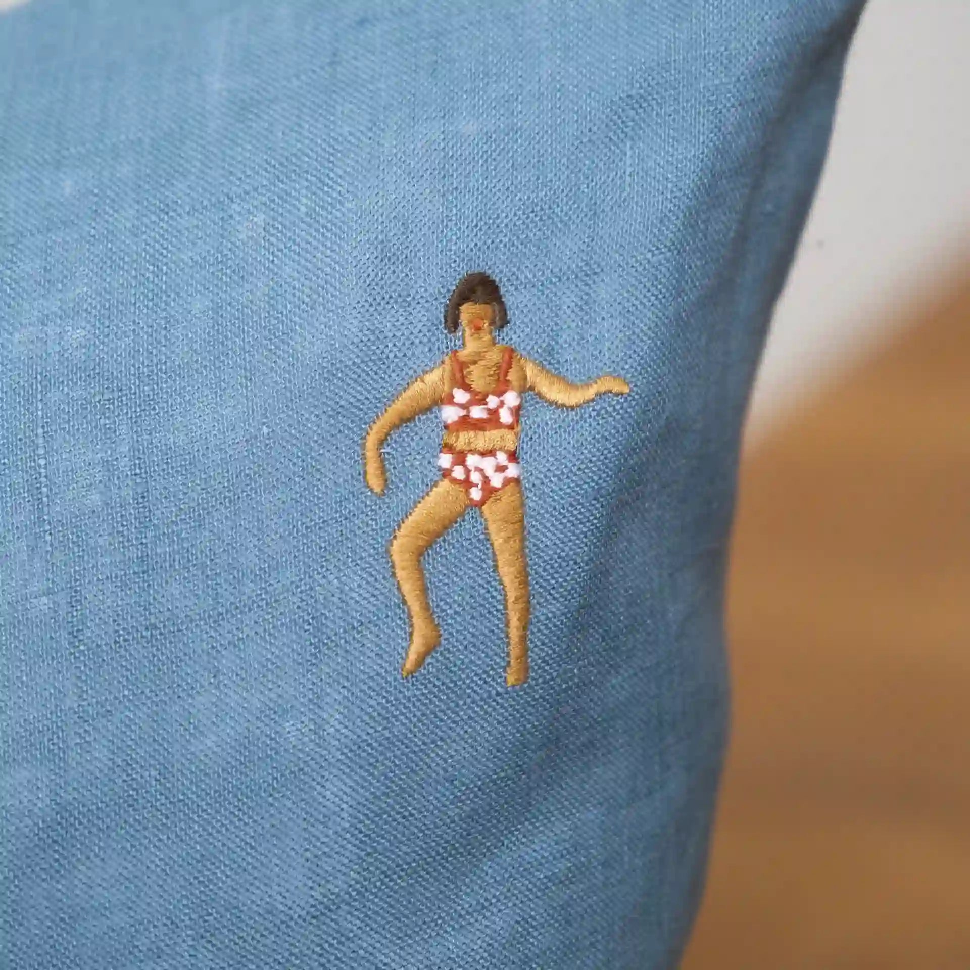 Kudde - simmare blå