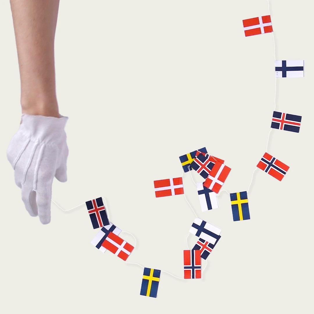 Flaggirland - nordiska flaggor