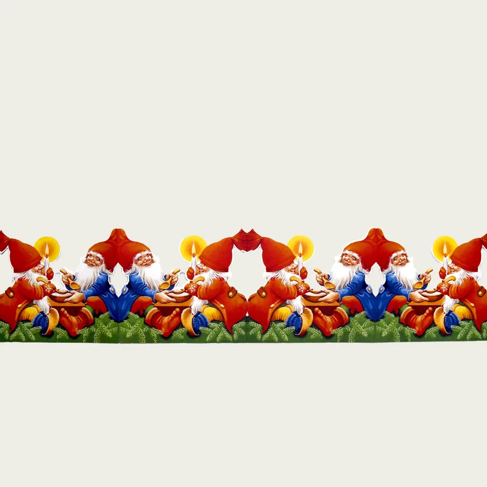 Julrad - tomte med gröt