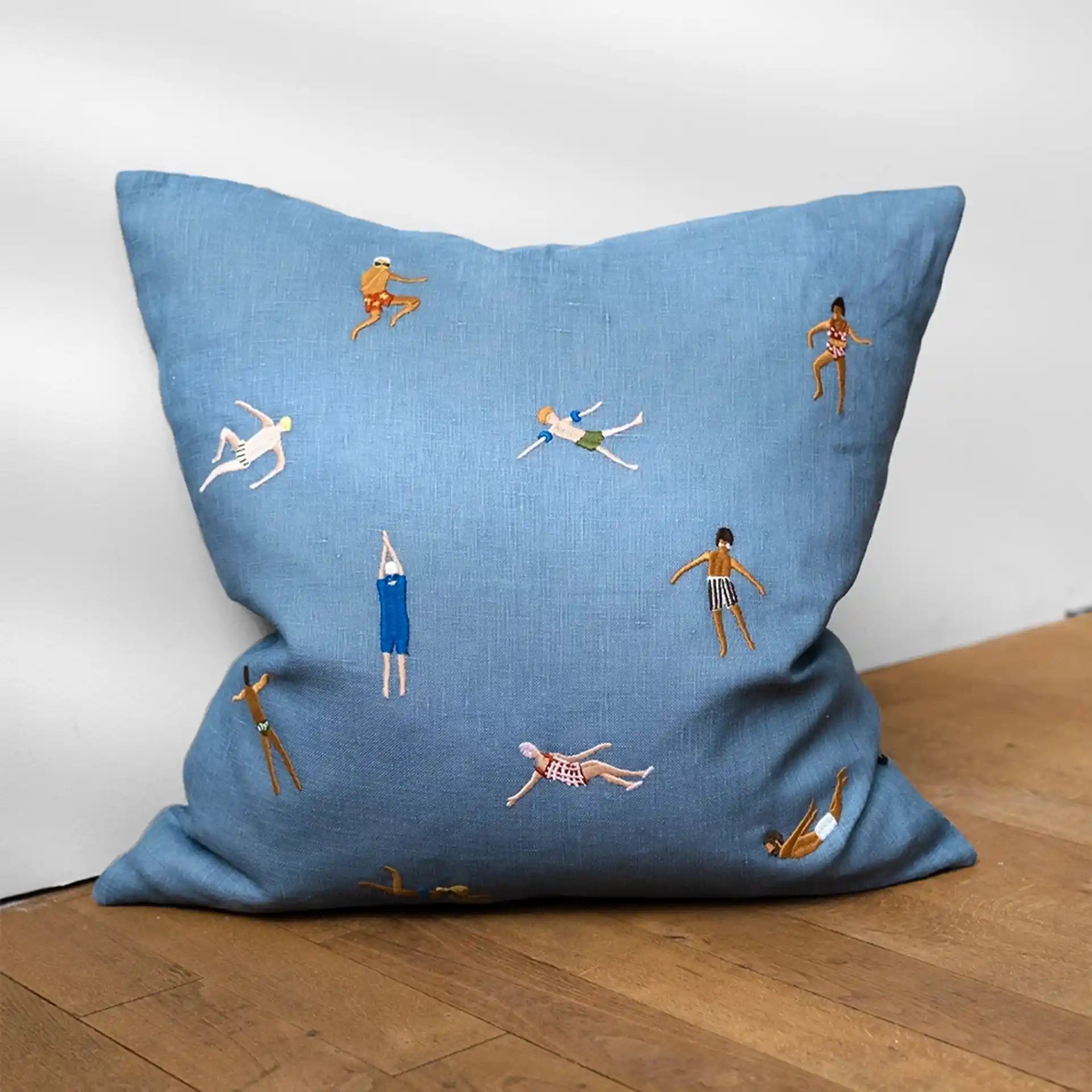 Kudde - simmare blå