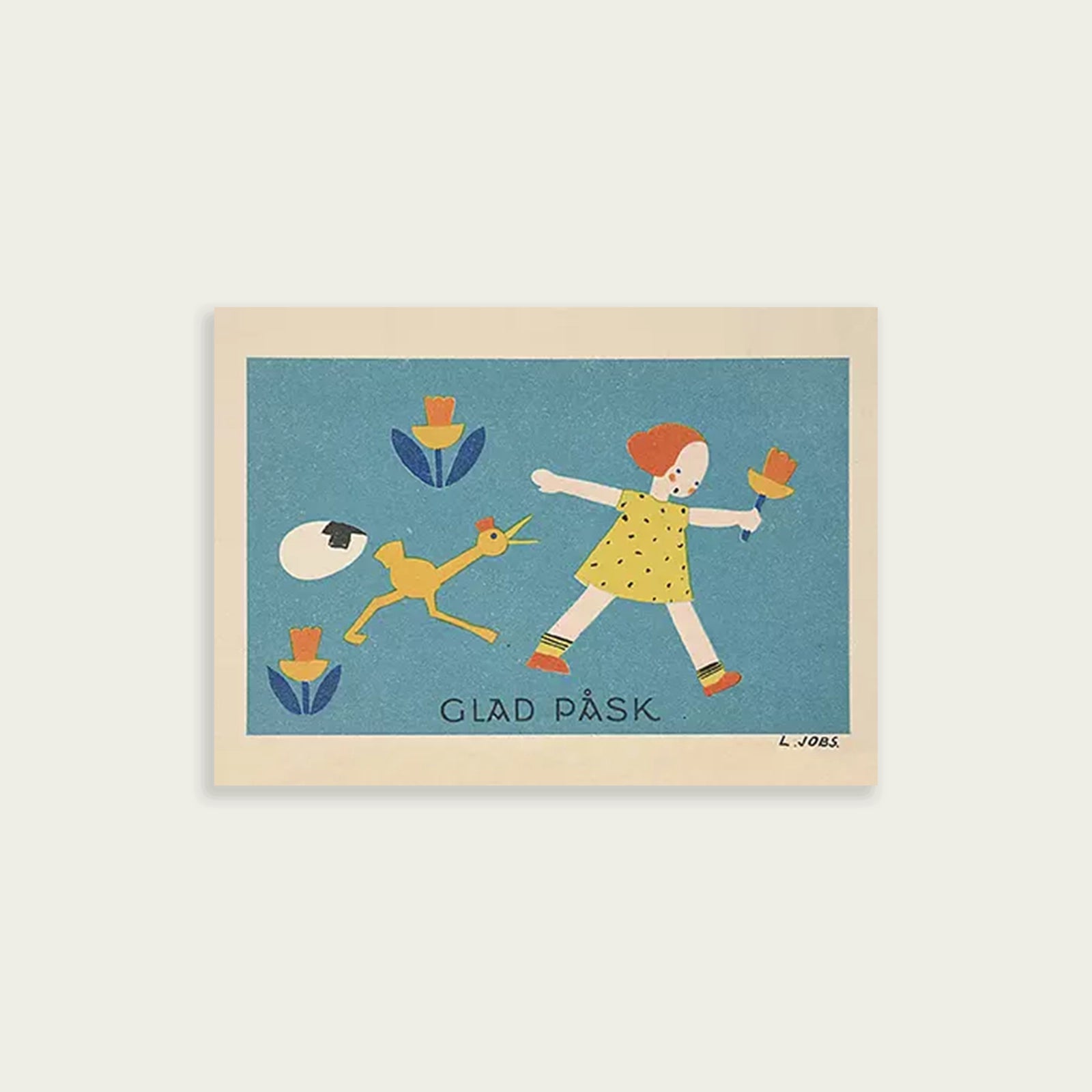 Påskkort - påskkyckling