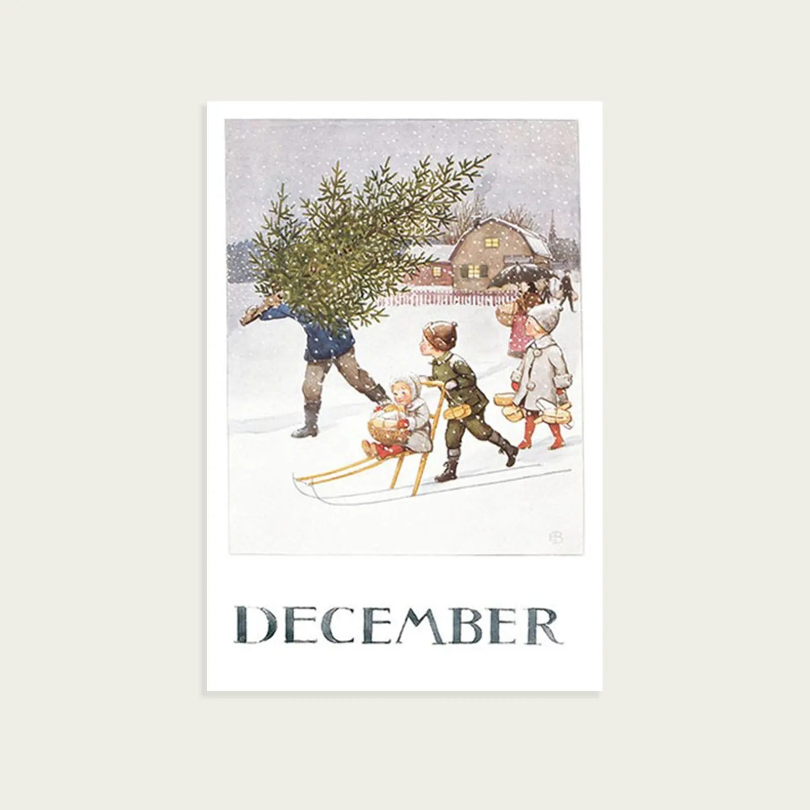 vykort-elsa-beskow-manadskort-december